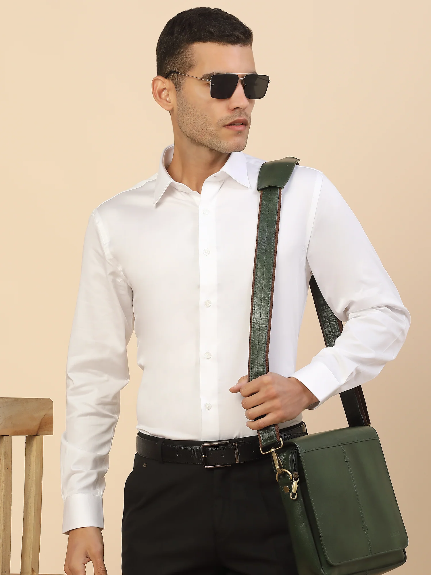 Men's Stylish Solid Party Shirt | Regular Fit | Full Sleeve | Pure Cotton | Smart Party Wear - Image 8