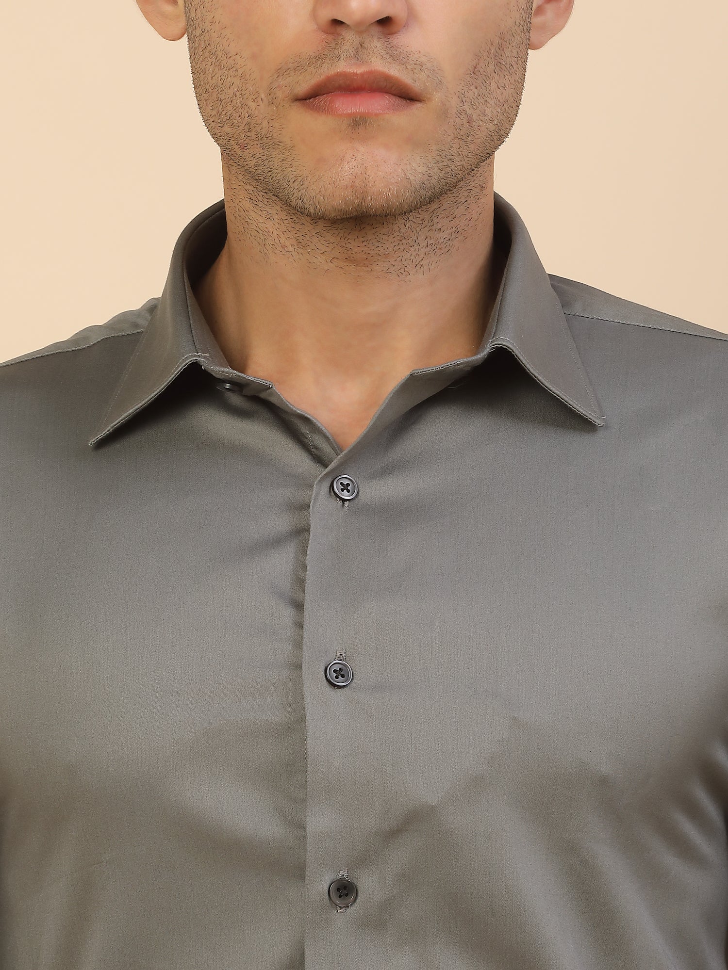 Men's Stylish Solid Party Shirt | Regular Fit | Full Sleeve | Pure Cotton | Smart Party Wear - Image 6