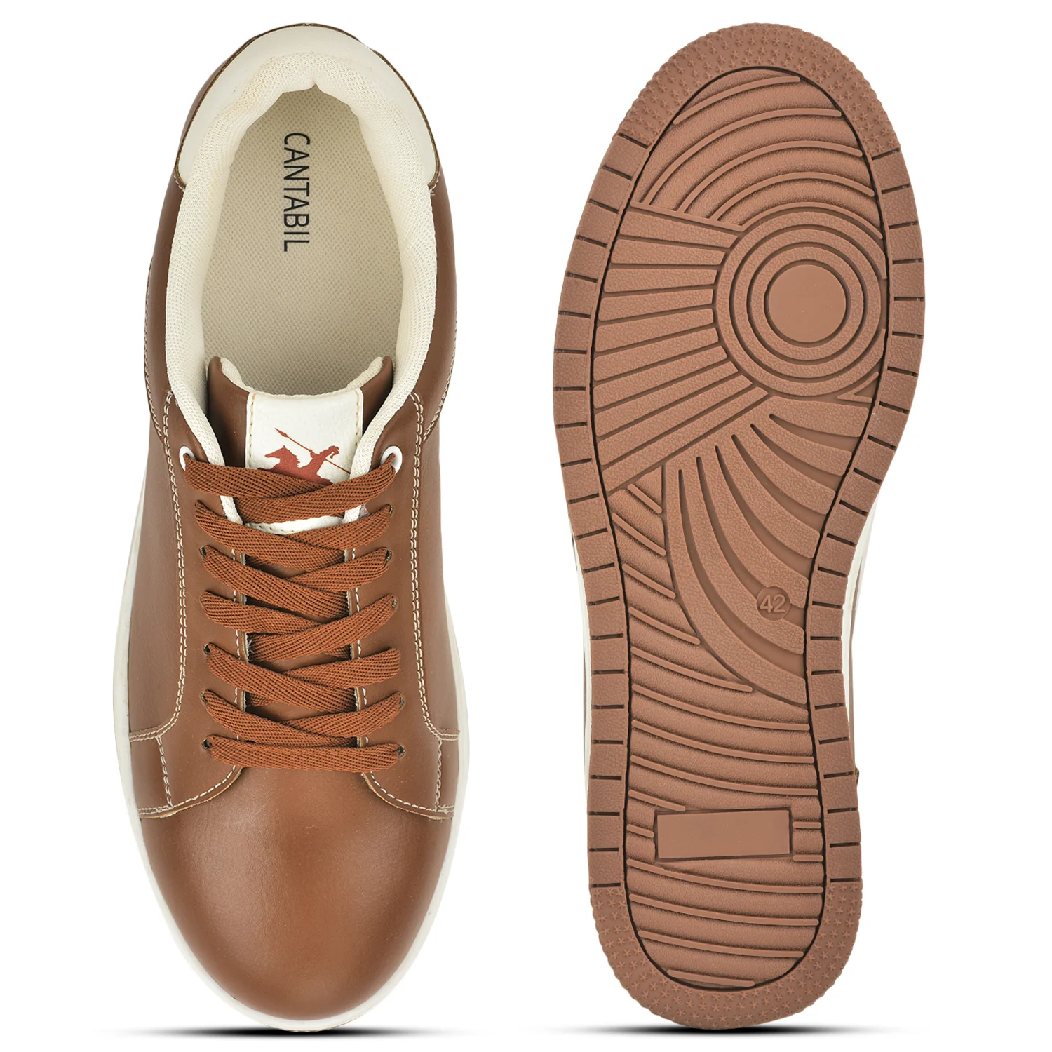 Casual Sneaker Shoes for Men | Lightweight & Comfortable with Cushioned Insole Polyurethane (PU) Upper Thermoplastic Polyurethane Sole Lace Up Closure - Image 5