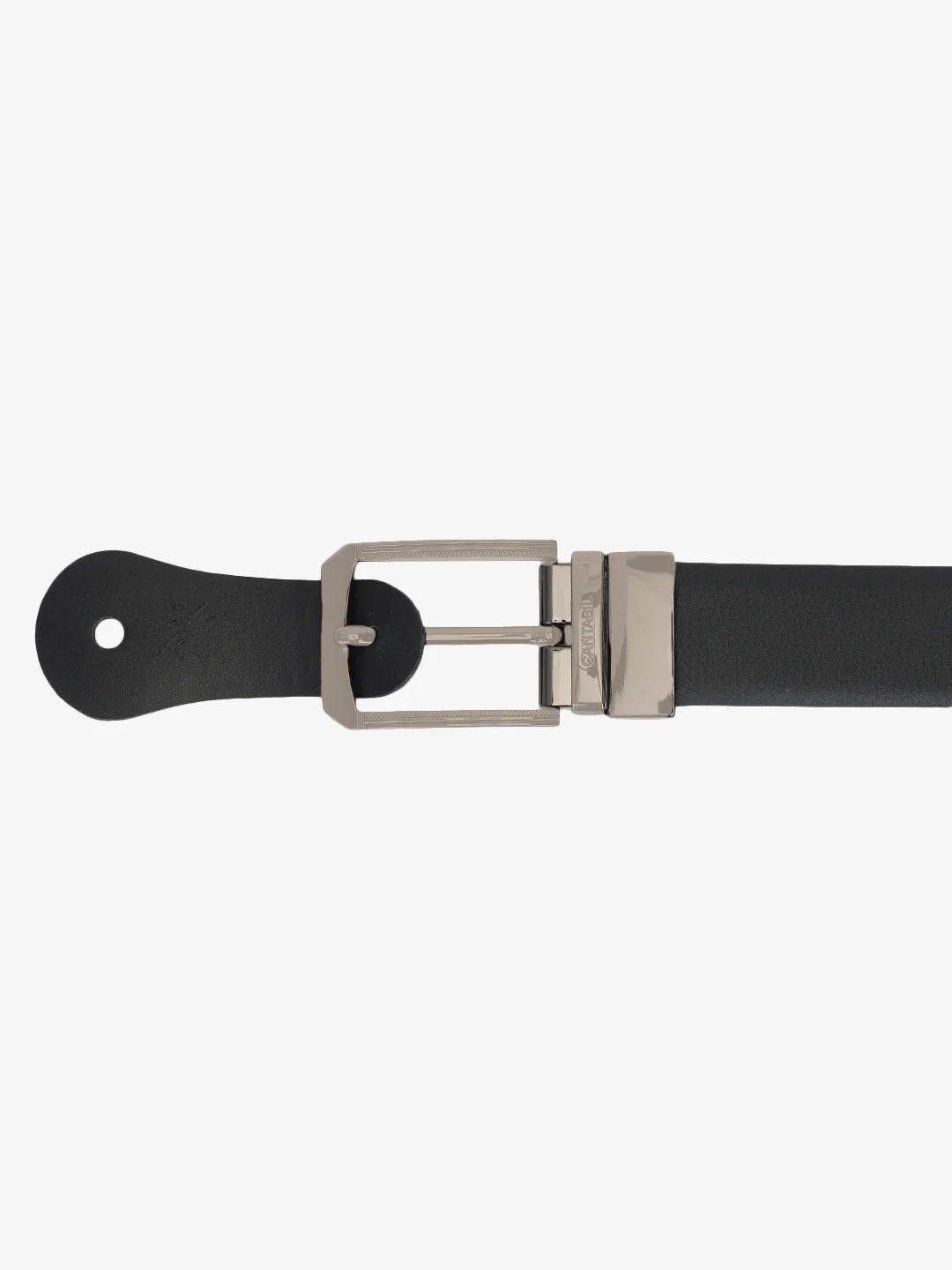 Men's Textured Black Brown Reversible Formal Belt - Image 7