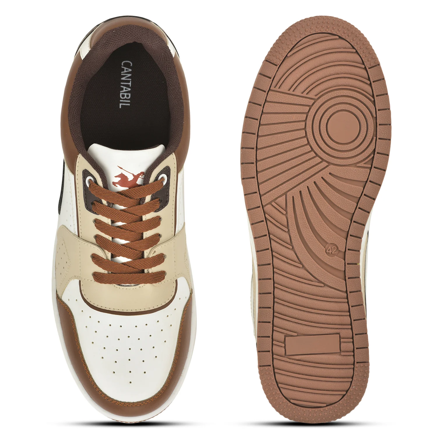 Casual Sneaker Shoes for Men | Lightweight & Comfortable with Cushioned Insole Polyurethane (PU) Upper Thermoplastic Polyurethane Sole Lace Up Closure - Image 5