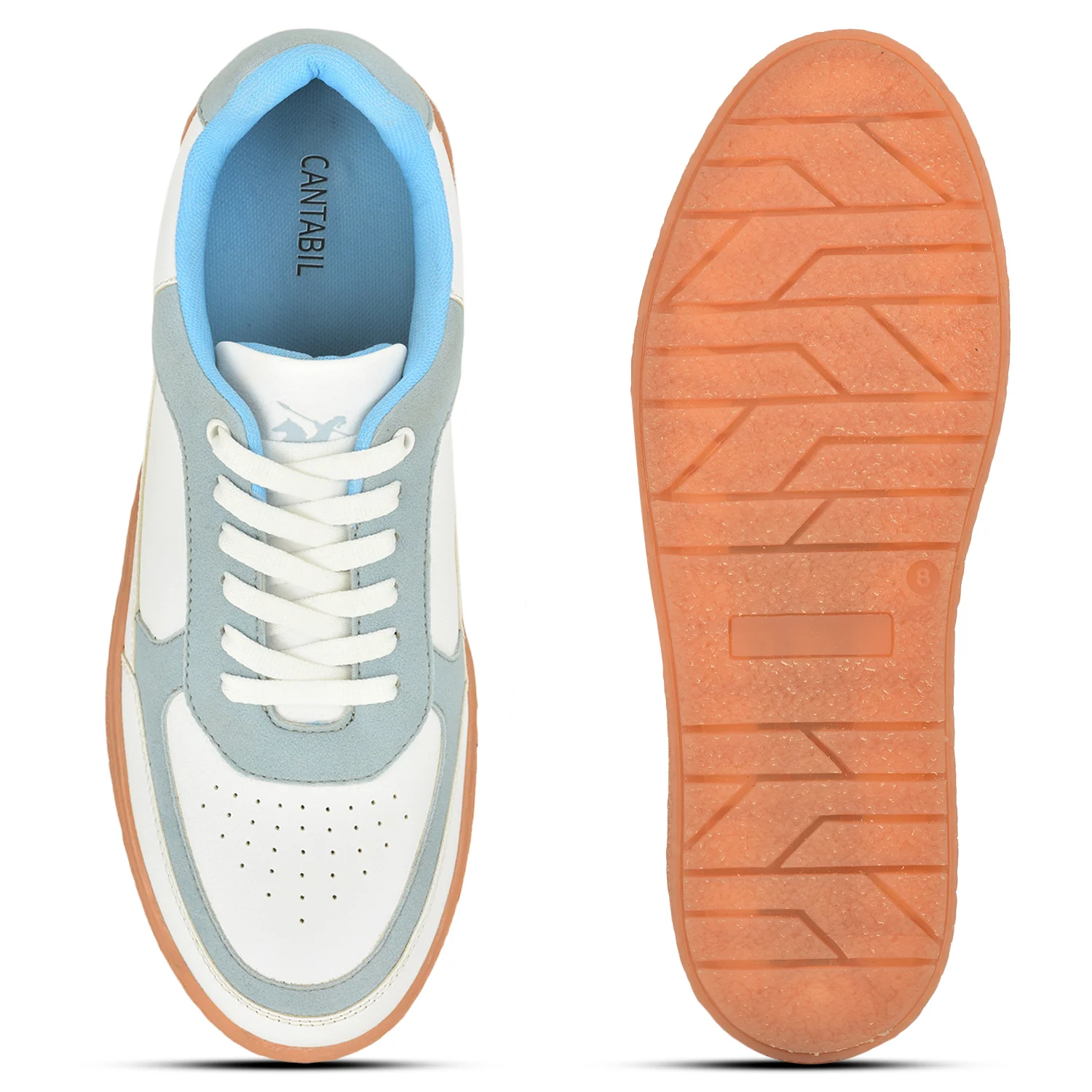 Casual Sneaker Shoes for Men | Lightweight & Comfortable with Cushioned Insole Polyurethane (PU) Upper Thermoplastic Polyurethane Sole Lace Up Closure - Image 5