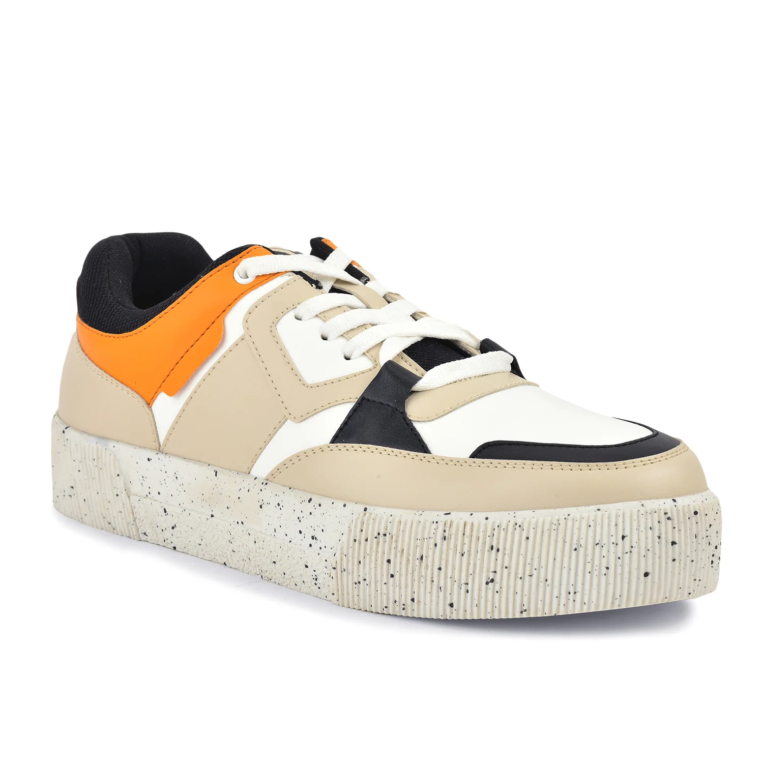Casual Sneaker Shoes for Men | Lightweight & Comfortable with Cushioned Insole Polyurethane (PU) Upper Thermoplastic Polyurethane Sole Lace Up Closure - Image 2