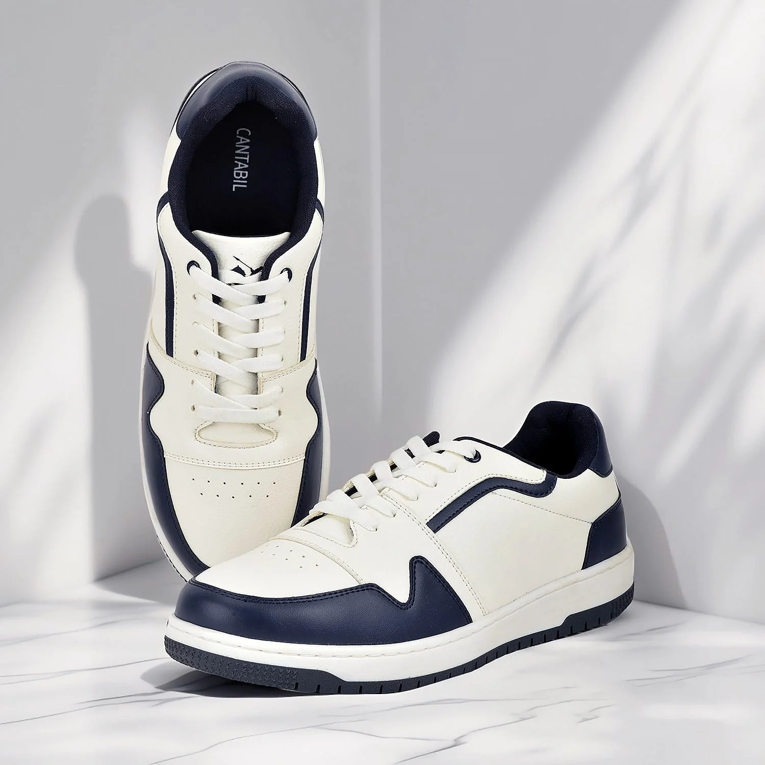 Casual Sneaker Shoes for Men | Lightweight & Comfortable with Cushioned Insole Polyurethane (PU) Upper Thermoplastic Polyurethane Sole Lace Up Closure - Image 6