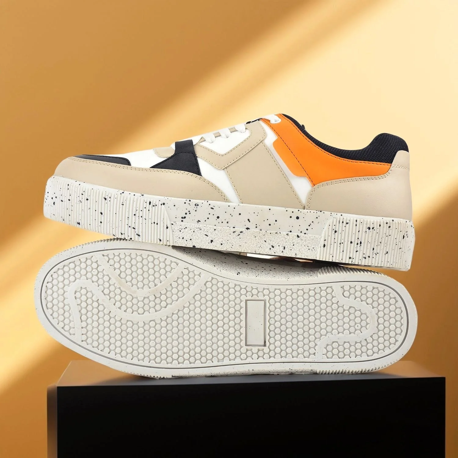 Casual Sneaker Shoes for Men | Lightweight & Comfortable with Cushioned Insole Polyurethane (PU) Upper Thermoplastic Polyurethane Sole Lace Up Closure - Image 6