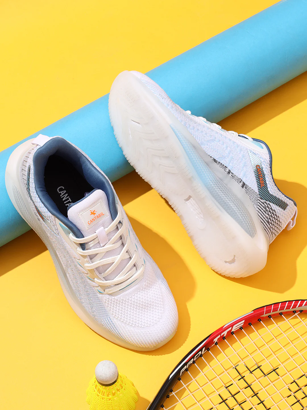 Casual Sports Shoes for Men | Lightweight & Comfortable with Cushioned Insole Knitted Upper Phylon Sole Lace Up Closure - Image 5