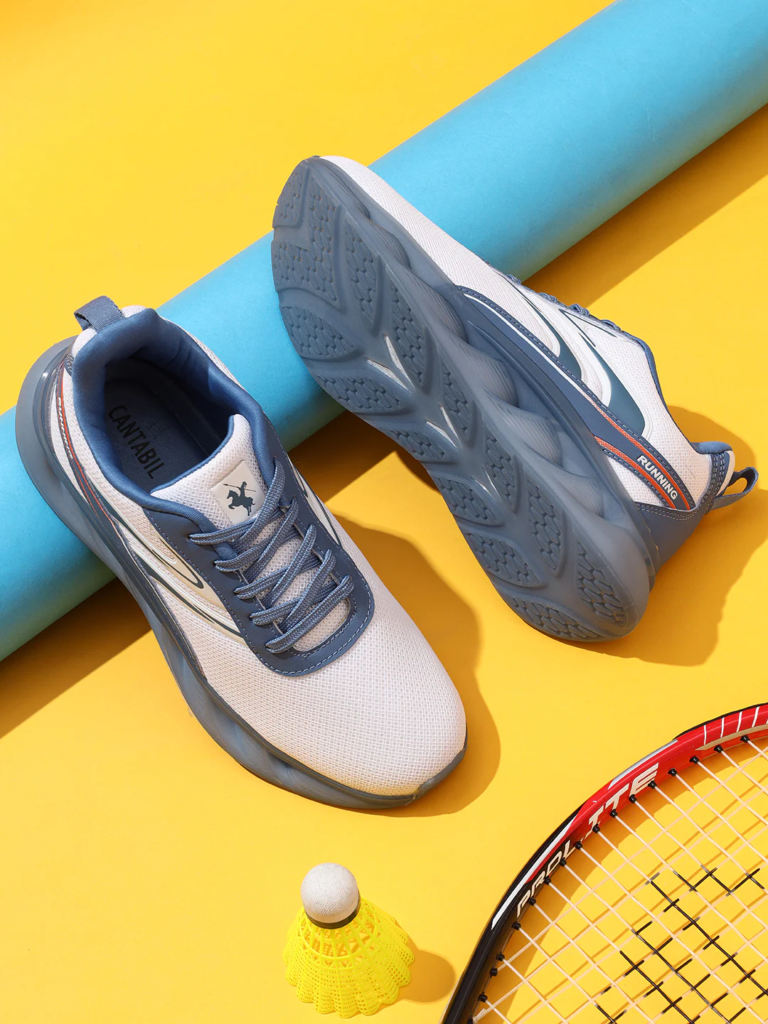 Casual Sports Shoes for Men | Lightweight & Comfortable with Cushioned Insole Mesh Upper Phylon Sole Lace Up Closure - Image 5