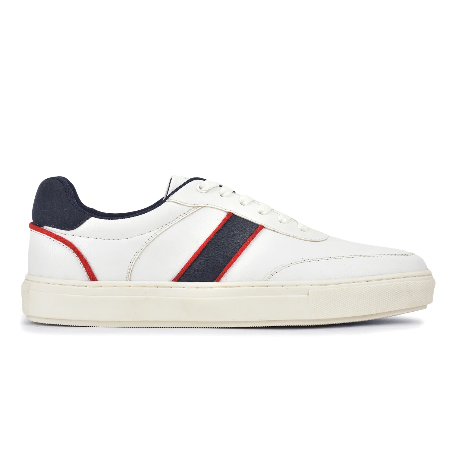 Casual Sneaker Shoes for Men | Lightweight & Comfortable with Cushioned Insole Polyurethane (PU) Upper Thermoplastic Polyurethane Sole Lace Up Closure - Image 4