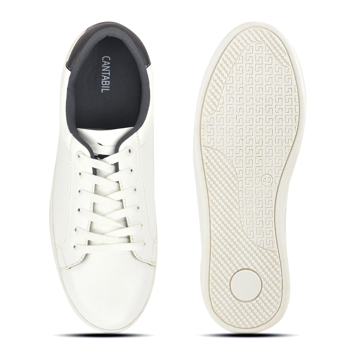 Casual Sneaker Shoes for Men | Lightweight & Comfortable with Cushioned Insole Polyurethane (PU) Upper Thermoplastic Polyurethane Sole Lace Up Closure - Image 5