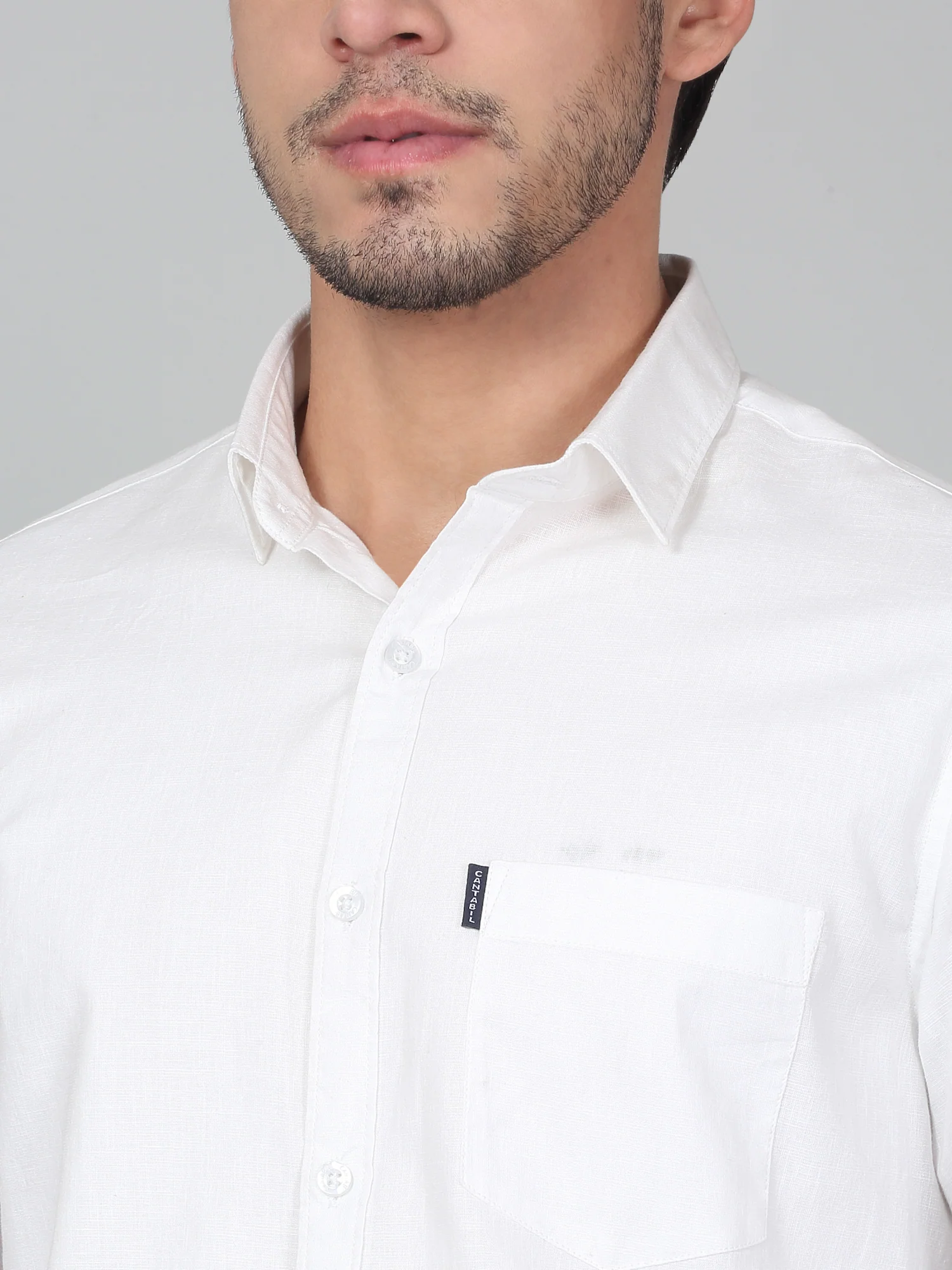 Casual Shirt for Men | Breathable & Soft with Color Fastness Regular Fit Spread Collar Neck Cotton Fabric Solid Pattern - Image 7