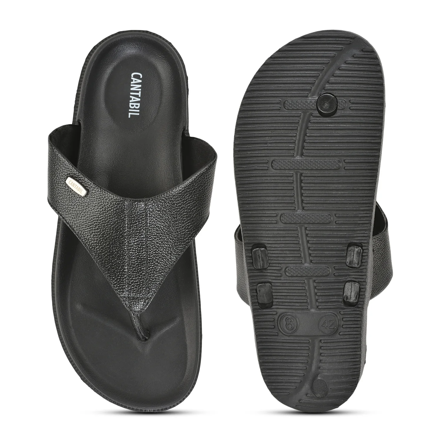 Casual Flip Flop for Men | Lightweight & Comfortable with Cushioned Insole PU Upper EVA Sole Slip on Closure. - Image 6