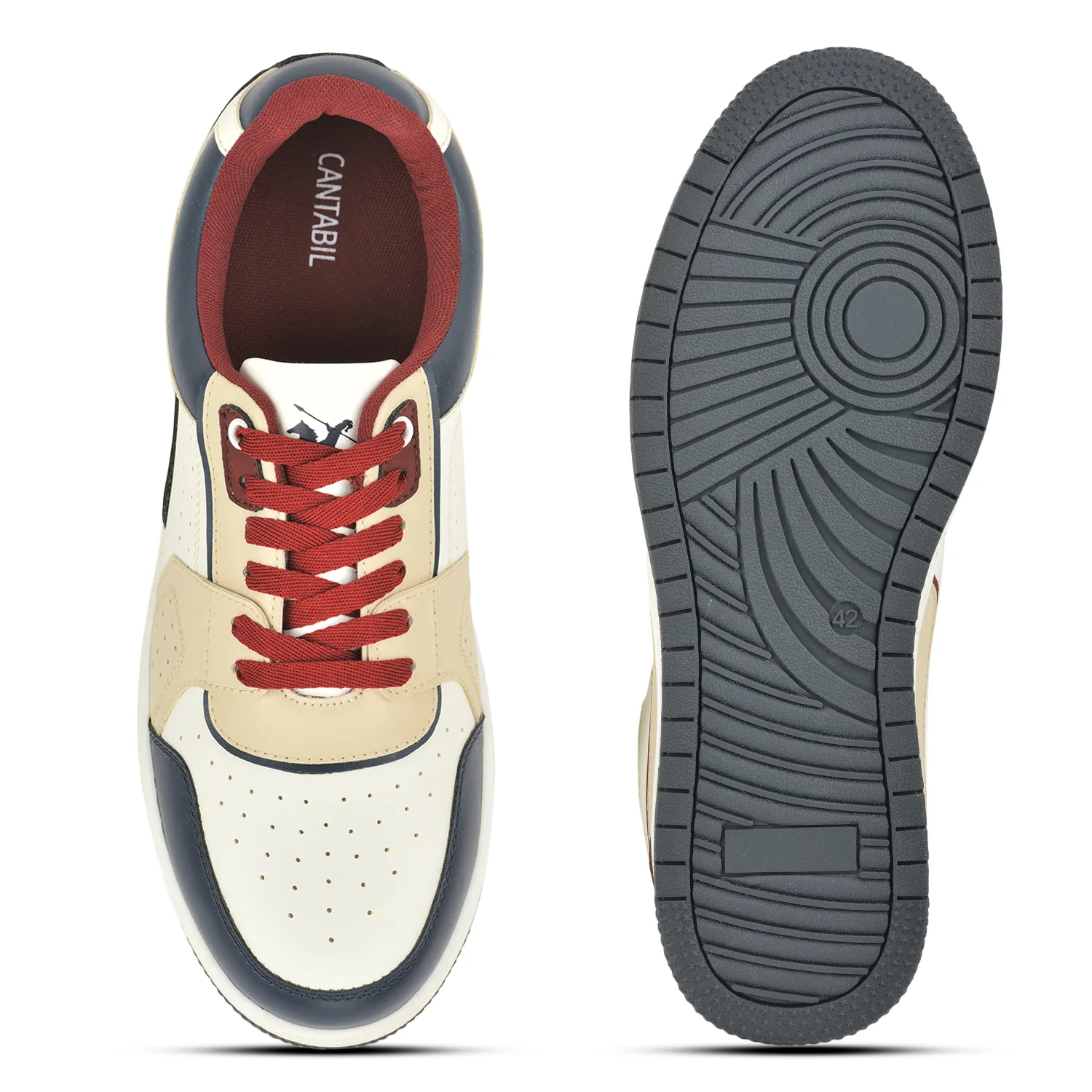 Casual Sneaker Shoes for Men | Lightweight & Comfortable with Cushioned Insole Polyurethane (PU) Upper Thermoplastic Polyurethane Sole Lace Up Closure - Image 5