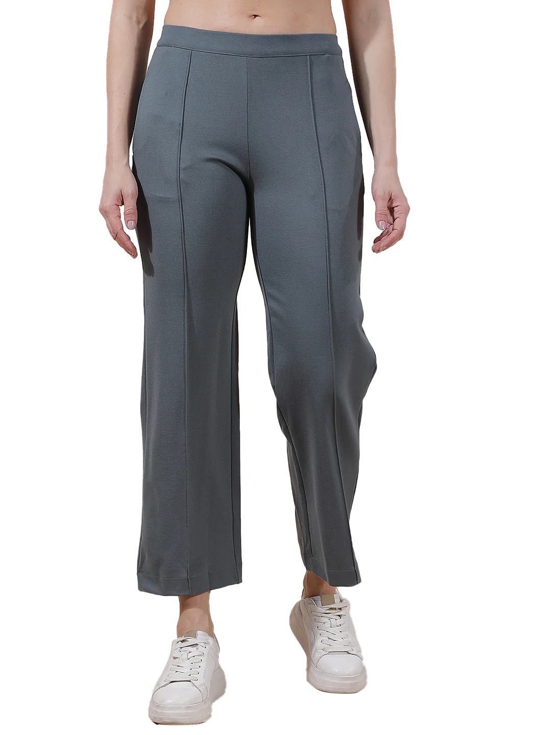 Pant for Women l Breathable & Soft with Color Fastness Regular Fit Nylon Fabric Solid Pattern - Image 8