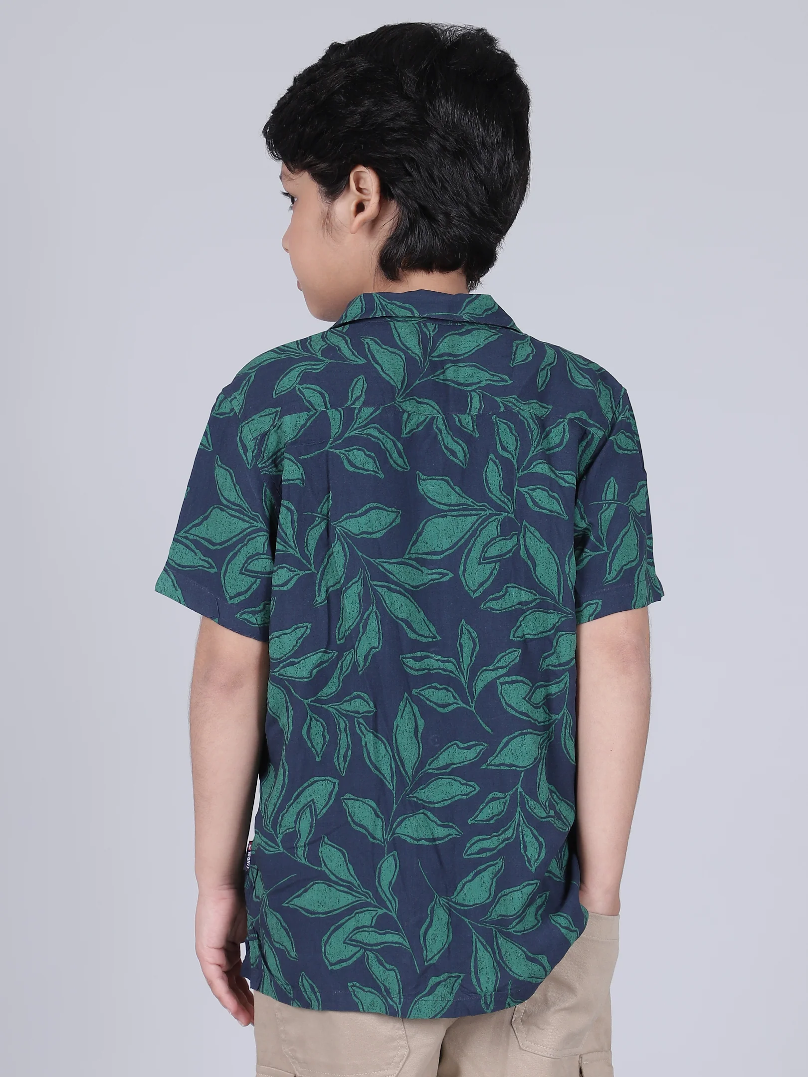 Shirt for Boys | Breathable & Soft with Color Fastness Regular Fit Spread Collar Neck Cotton Modal Fabric Printed Pattern - Image 5