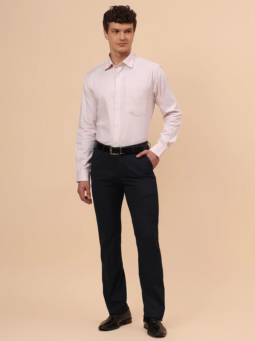 Formal Shirt for Men l Breathable & Soft with Color Fastness Regular Fit Spread Collar Neck Cotton Fabric Solid Pattern - Image 8