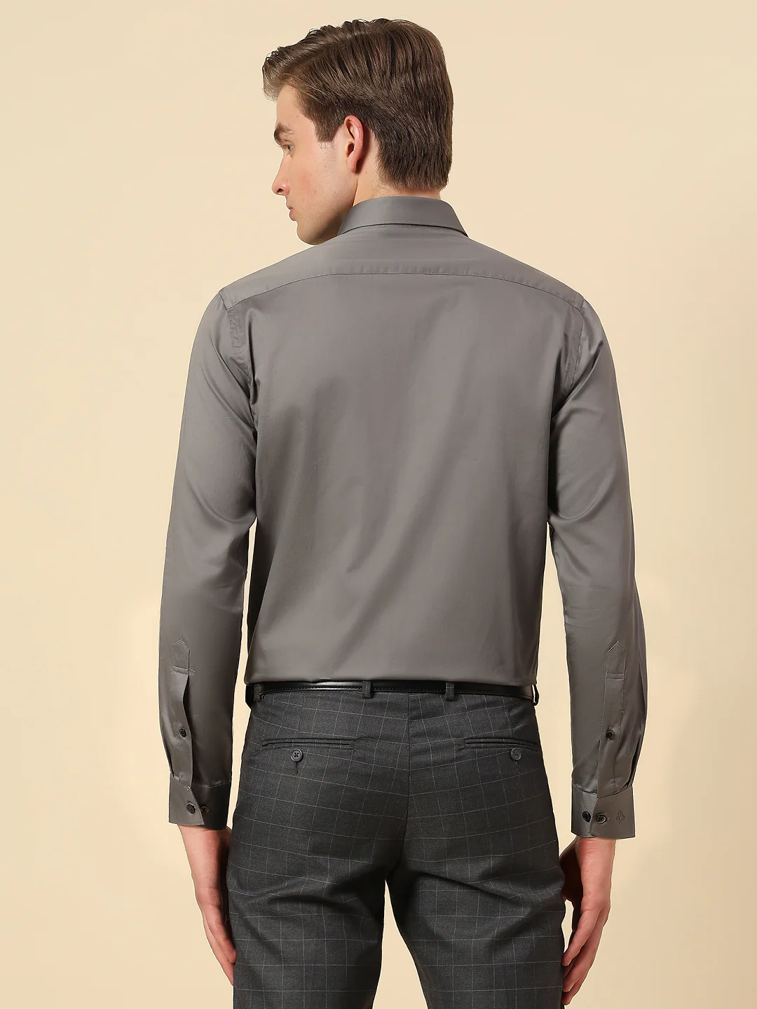 Shirt for Men | Breathable & Soft with Color Fastness Regular Fit Spread Collar Pure Cotton Fabric Solid Pattern - Image 5