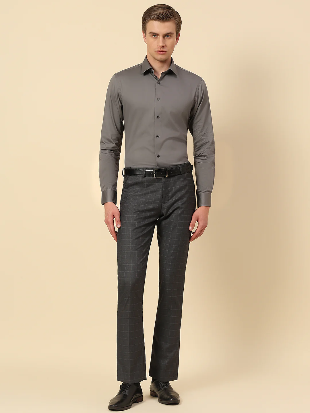 Shirt for Men | Breathable & Soft with Color Fastness Regular Fit Spread Collar Pure Cotton Fabric Solid Pattern - Image 7