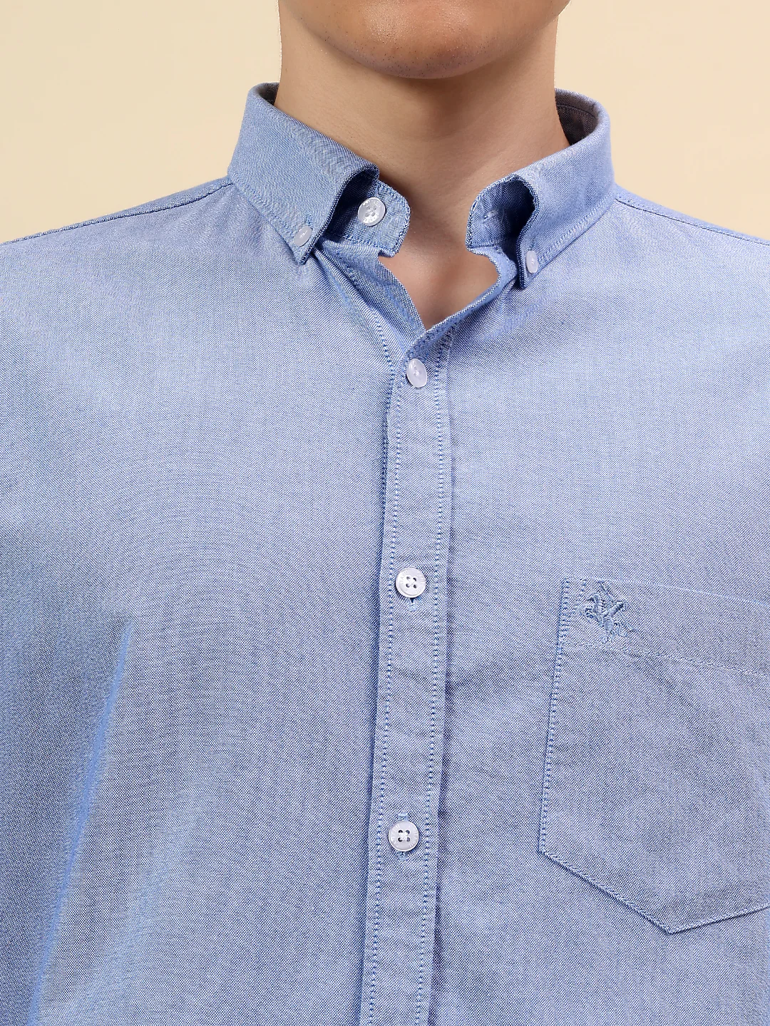 Shirt for Men | Breathable & Soft with Color Fastness Slim Fit Spread Collar Pure Cotton Fabric Solid Pattern - Image 6