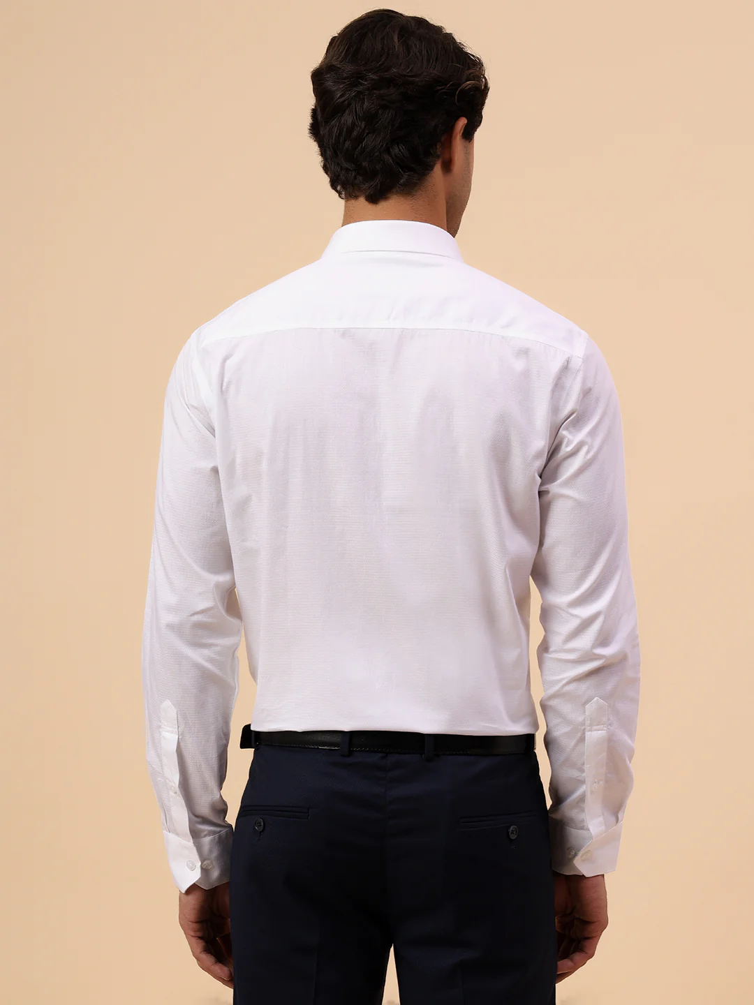 Formal Shirt for Men l Breathable & Soft with Color Fastness Regular Fit Spread Collar Neck Cotton Fabric Solid Pattern - Image 6