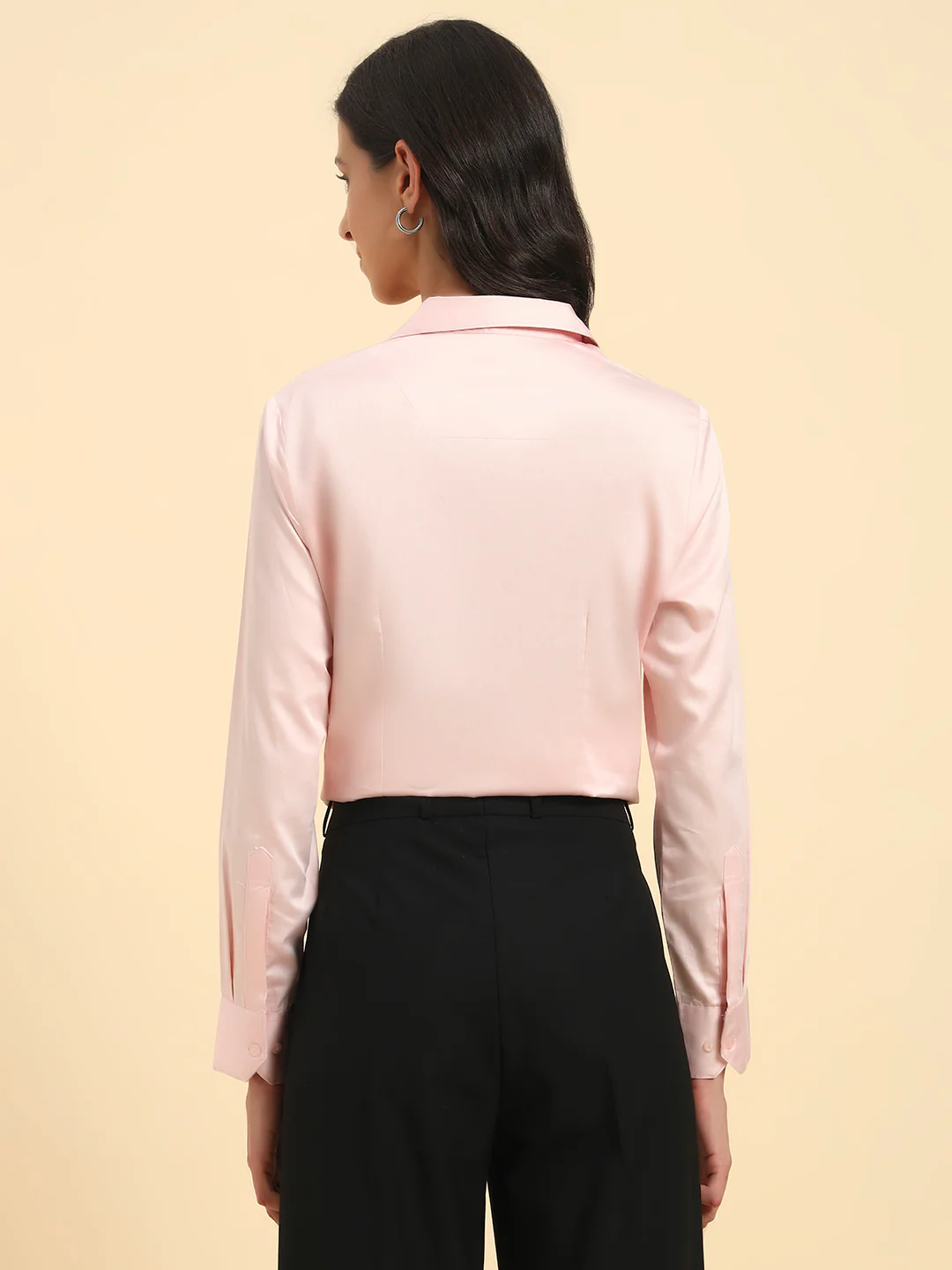 Cantabil Women Regular Fit Solid Shirt | Cotton - Image 7