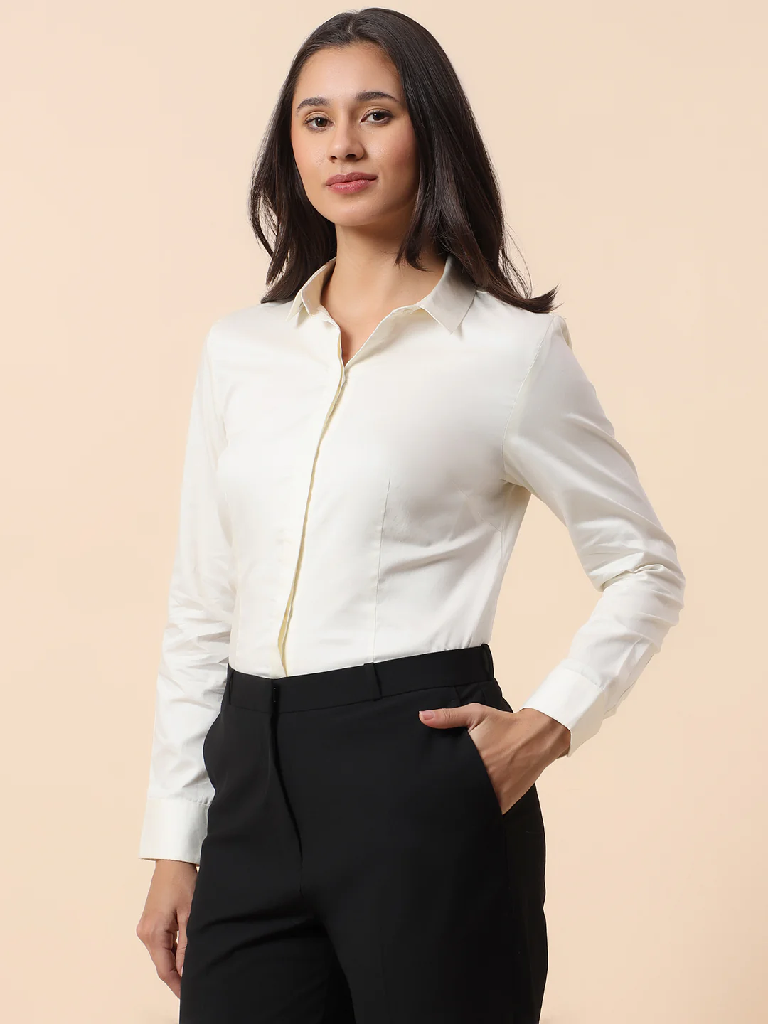 Women Regular Fit Cotton Shirt | Soft & Breathable - Image 4