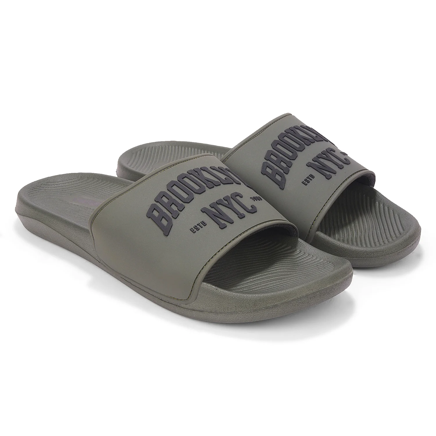 Casual Slider for Men | Lightweight & Comfortable with Cushioned Insole Silicon Upper EVA Sole Slip On Closure - Image 3