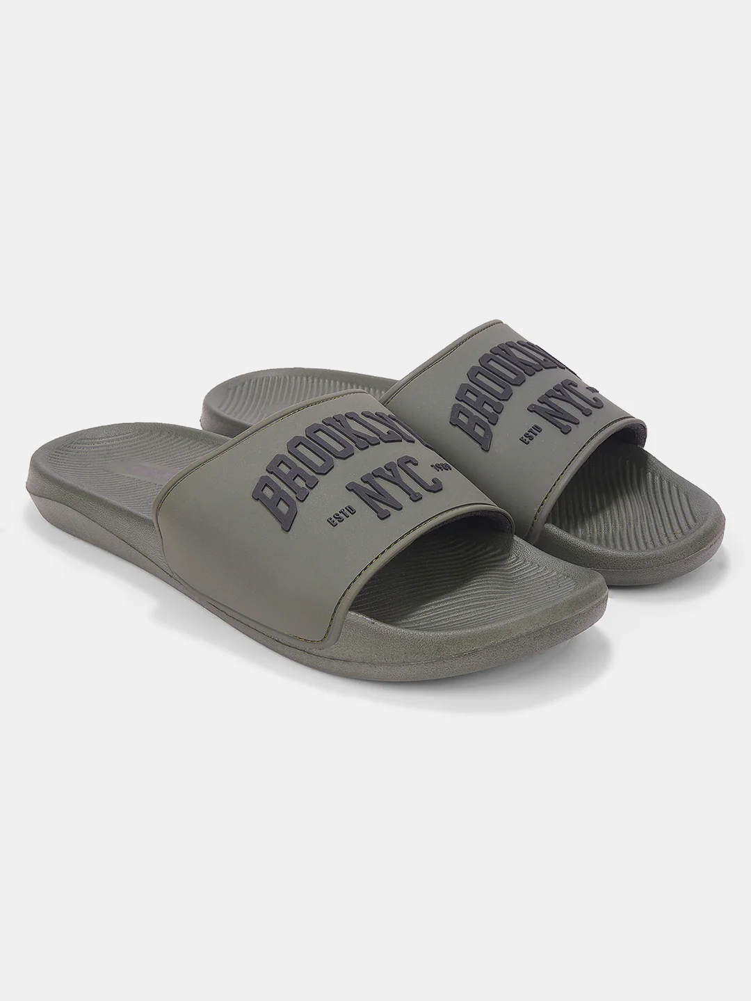 Casual Slider for Men | Lightweight & Comfortable with Cushioned Insole Silicon Upper EVA Sole Slip On Closure - Image 4