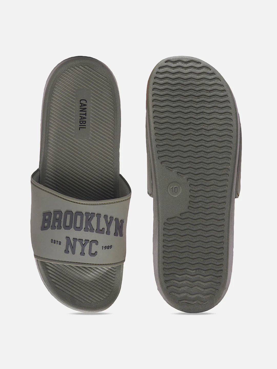 Casual Slider for Men | Lightweight & Comfortable with Cushioned Insole Silicon Upper EVA Sole Slip On Closure - Image 8