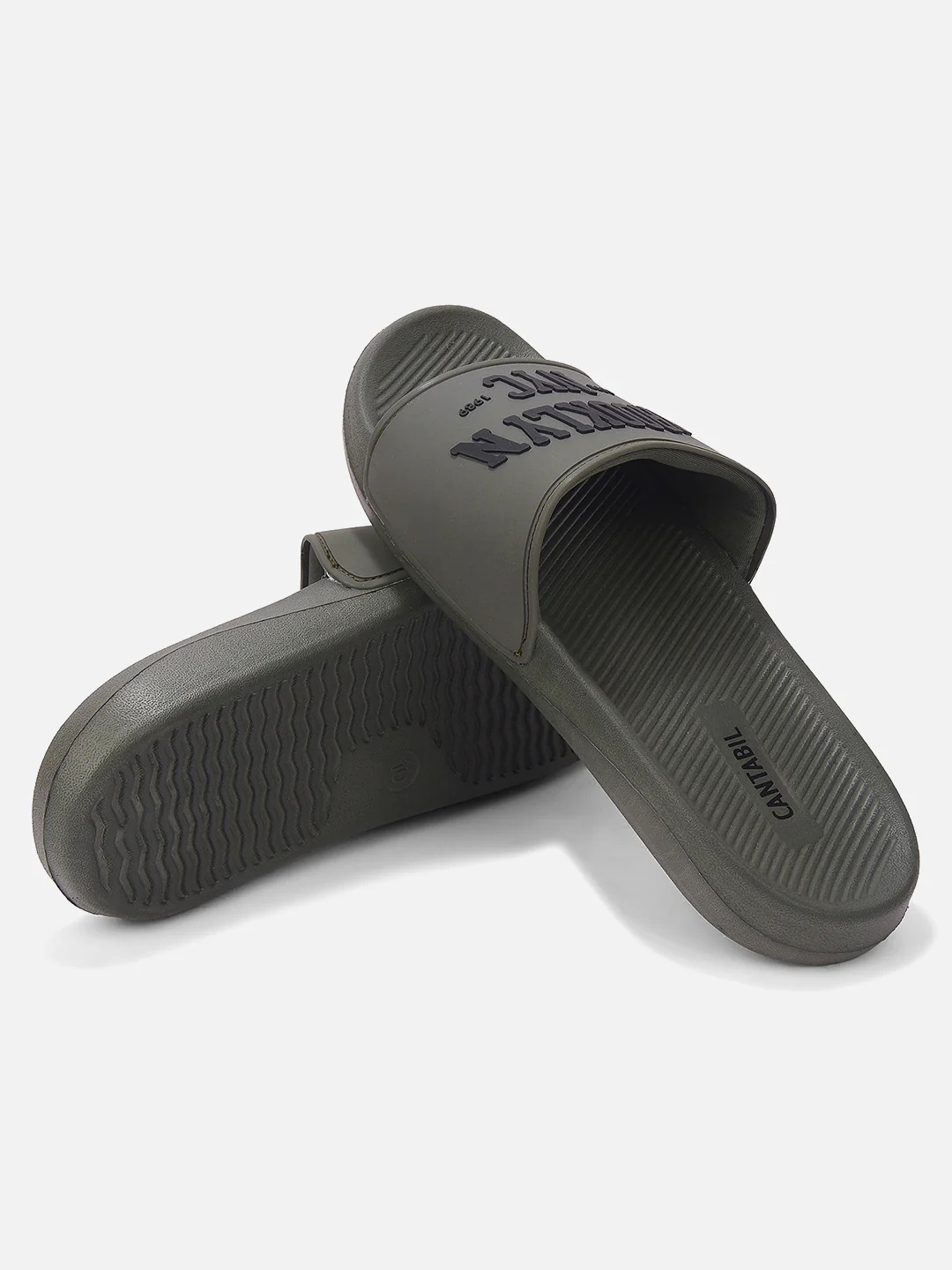 Casual Slider for Men | Lightweight & Comfortable with Cushioned Insole Silicon Upper EVA Sole Slip On Closure - Image 9