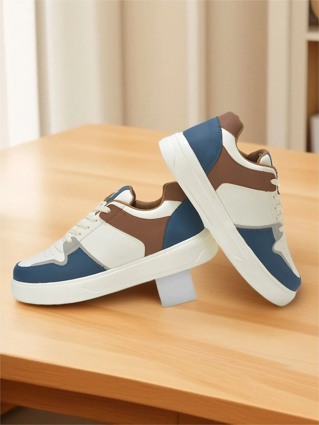 Sneaker for Men | Lightweight & Comfortable with Cushioned Insole PU Upper EVA Sole Lace-Up Closure - Image 2