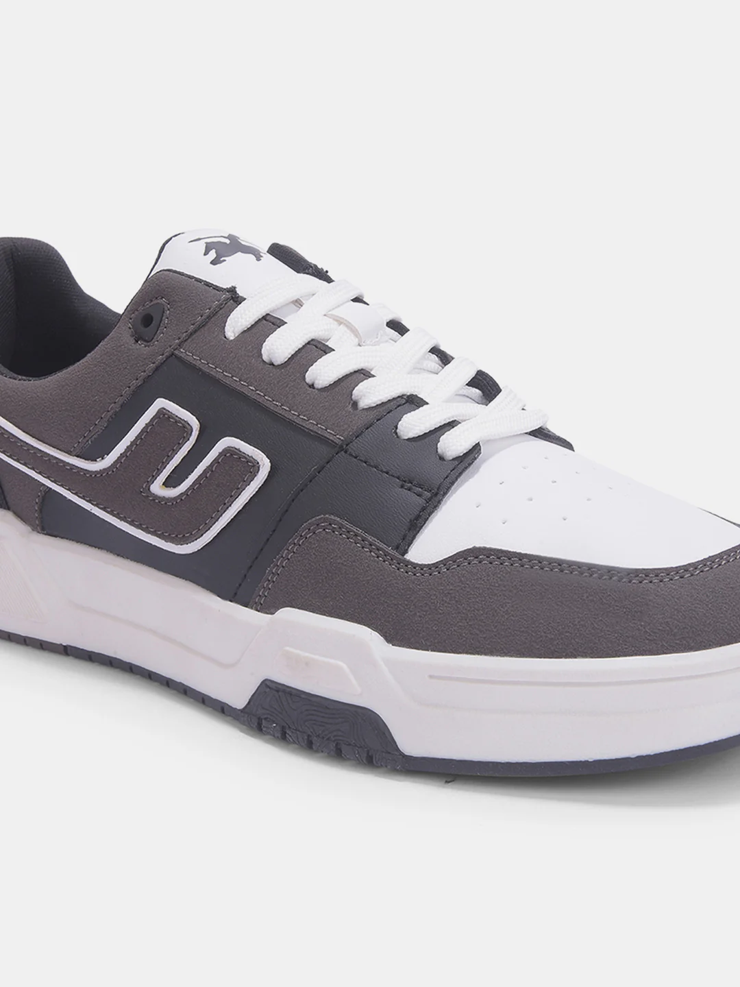Sneakers for Men l Lightweight & Comfortable with Cushioned Insole PU Upper TPR Sole Lace-Up Closure - Image 2