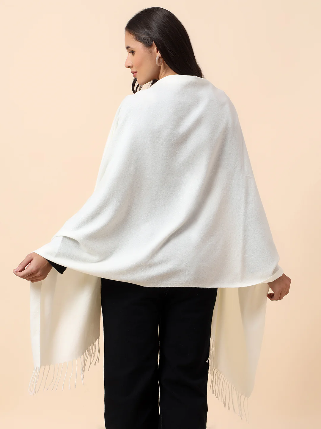 Stole for Women l Premium Casual Soft Stole Fancy Fabric Solid Pattern - Image 5
