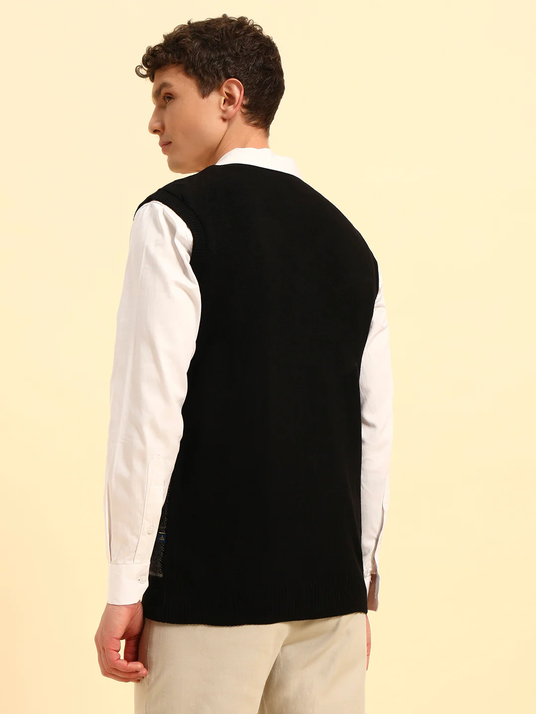 Sweater for Men | Winter Wear Acrylic Fabric Pull-On Closure V-Neck Regular Fit Solid Pattern - Image 11