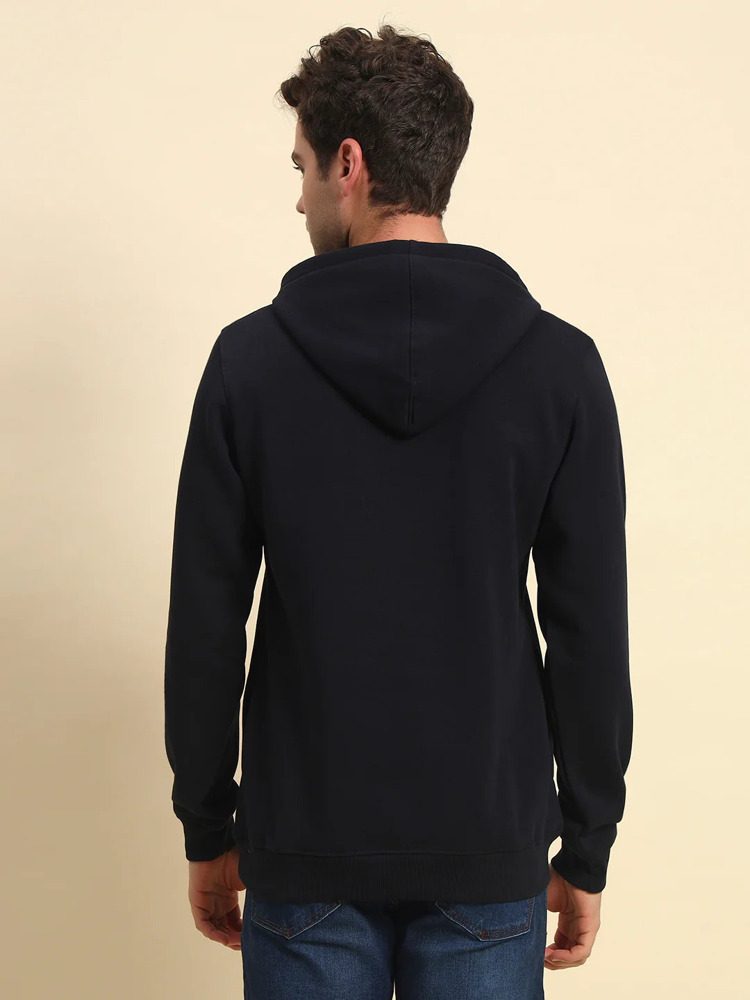Sweatshirt for Men | Winter Wear Fleece Fabric Pull-On Closure Hooded Neck Regular Fit Printed Pattern - Image 8