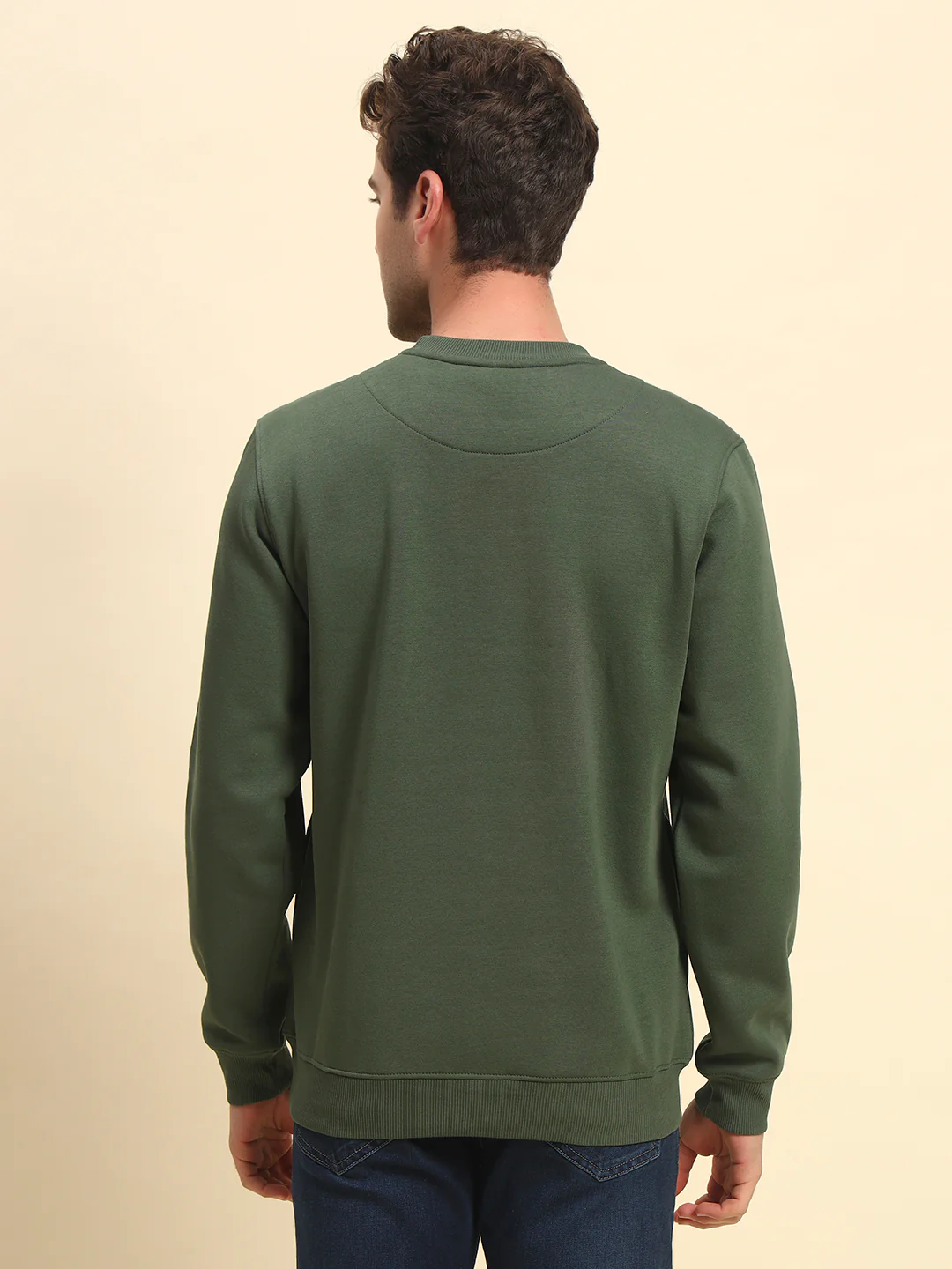 Sweater for Men | Winter Wear Fleece Fabric Pull-On Closure Round Neck Regular Fit Printed Pattern - Image 8