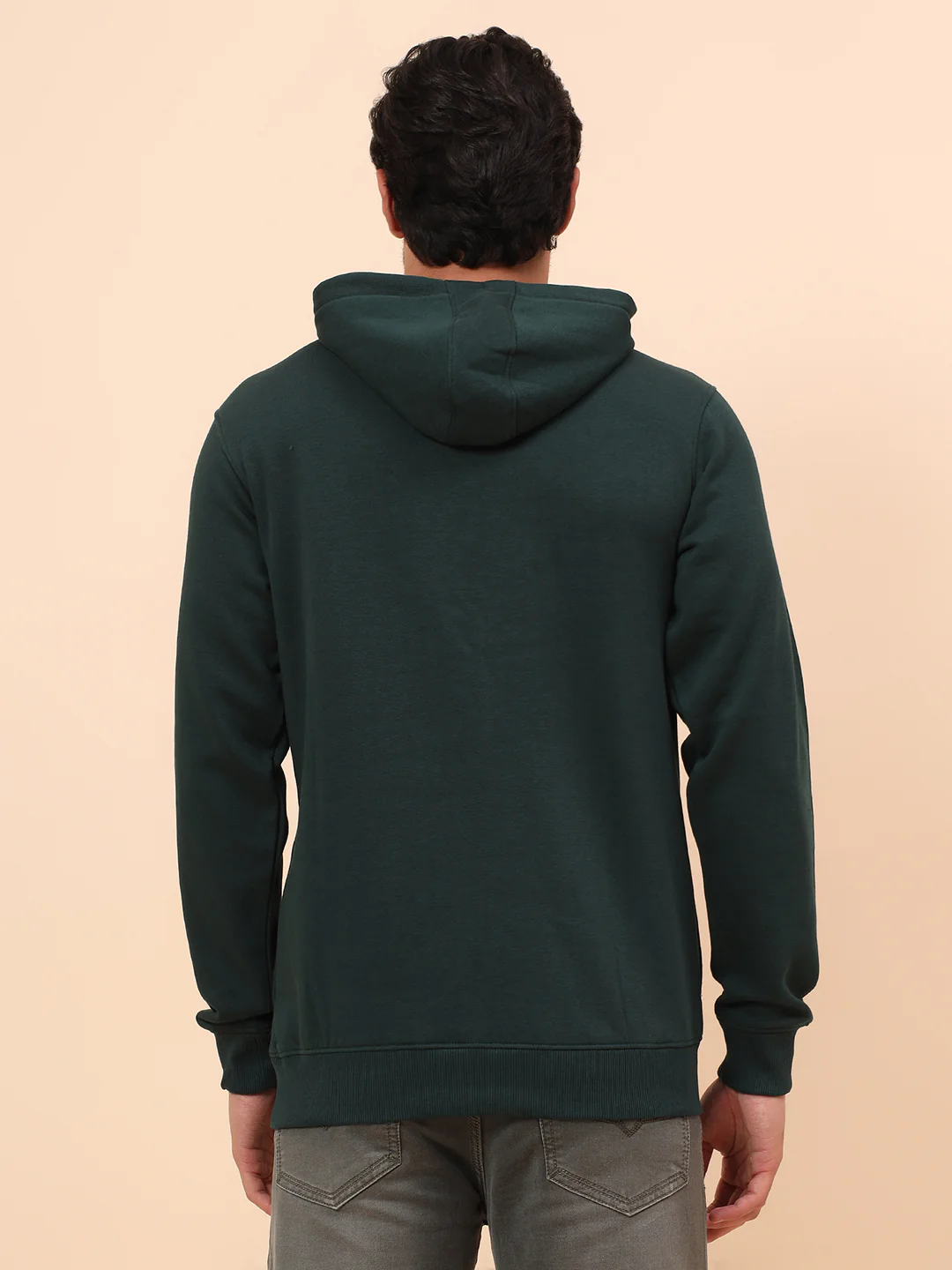 Sweatshirt for Men | Winter Wear Poly Cotton Fabric Pull-On Closure Hooded Neck Regular Fit Printed Pattern - Image 6