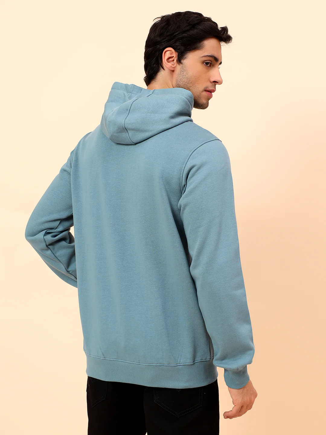 Sweatshirt for Men | Winter Wear Poly Cotton Fabric Pull-On Closure Hooded Neck Regular Fit Printed Pattern - Image 6