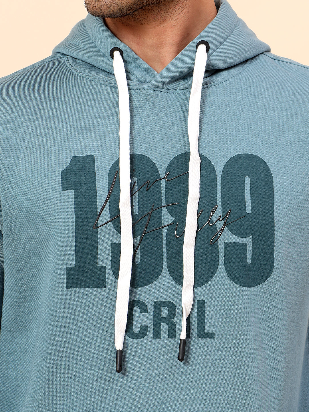 Sweatshirt for Men | Winter Wear Poly Cotton Fabric Pull-On Closure Hooded Neck Regular Fit Printed Pattern - Image 7