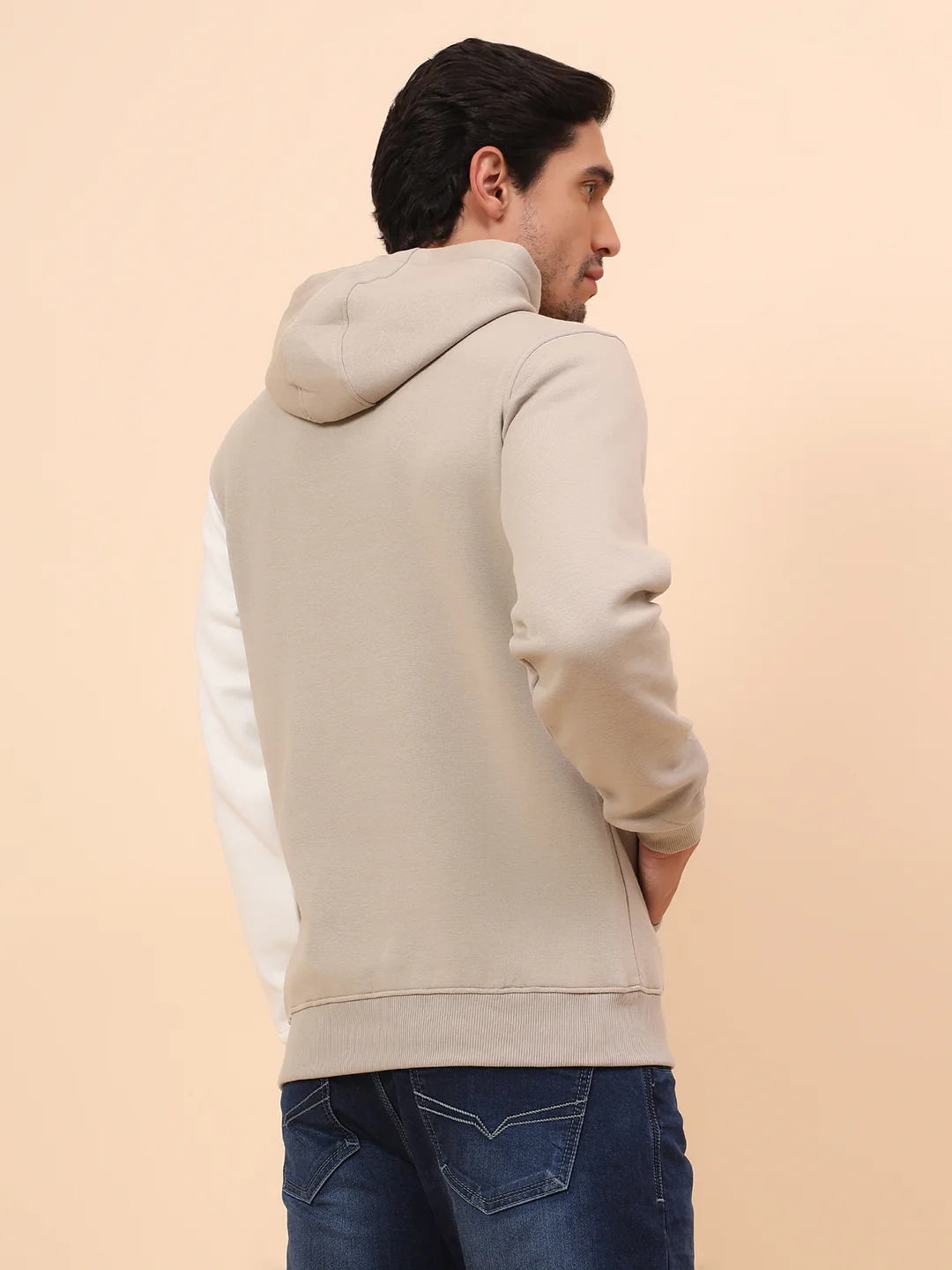 Sweatshirt for Men | Winter Wear Poly Cotton Fabric Pull-On Closure Hooded Neck Regular Fit Printed Pattern - Image 6