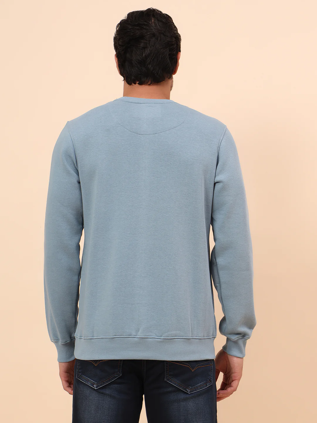 Sweatshirt for Men | Winter Wear Poly Cotton Fabric Pull-On Closure Round Neck Regular Fit Printed Pattern - Image 6