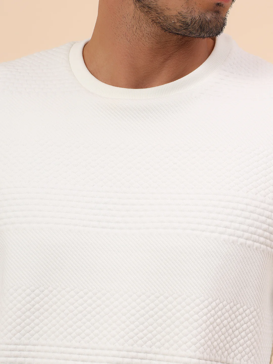Sweatshirt for Men | Winter Wear Poly Cotton Fabric Pull-On Closure Round Neck Regular Fit Solid Pattern - Image 7