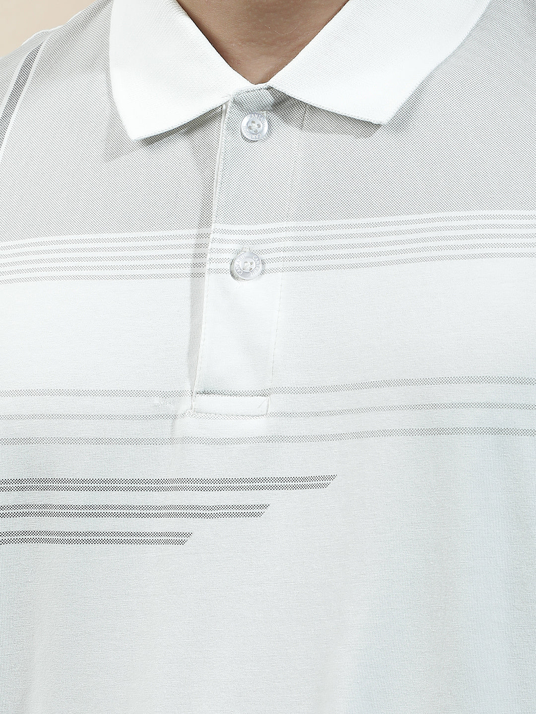 T-Shirt for Men | Breathable & Soft with Color Fastness Regular Fit Polo Neck Cotton Blend Fabric Checkered Pattern - Image 8