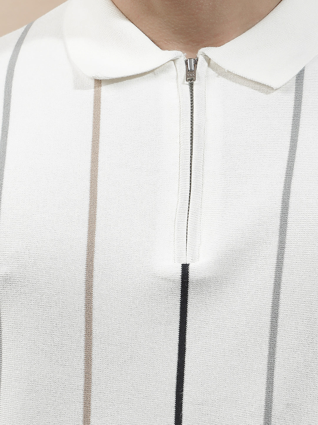 T-Shirt for Men | Breathable & Soft with Color Fastness Regular Fit Polo Neck Cotton Blend Fabric Solid Pattern - Image 7