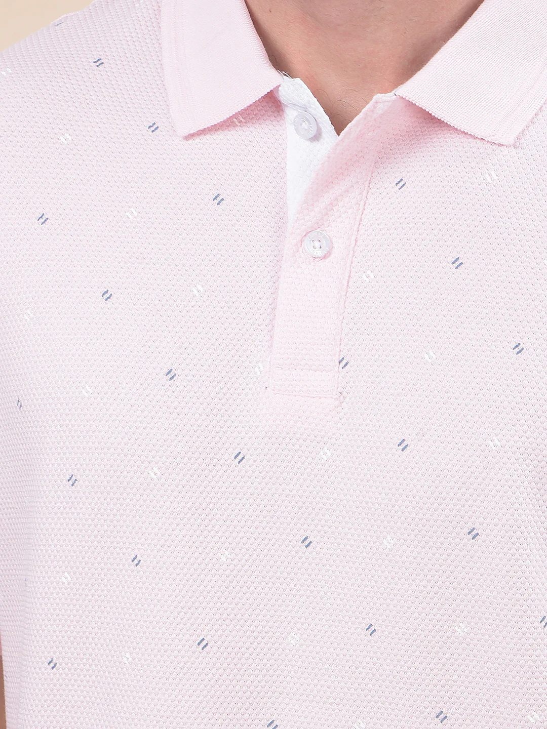 T-Shirt for Men | Breathable & Soft with Color Fastness Regular Fit Polo Neck Poly Cotton Fabric Printed Pattern - Image 6