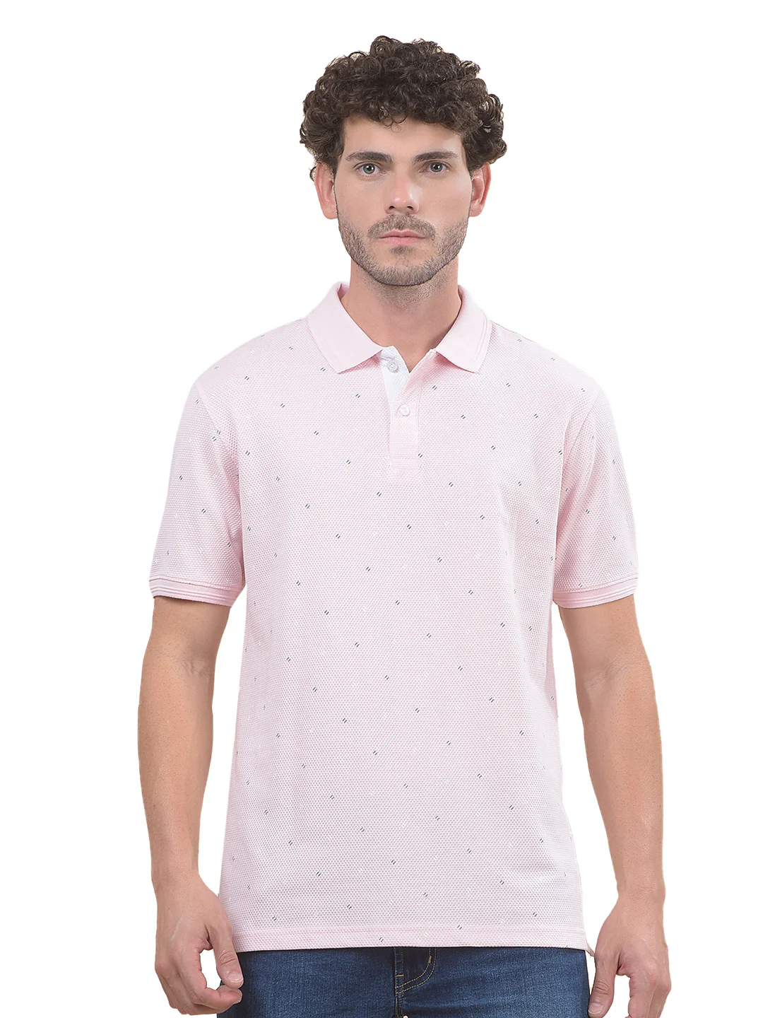 T-Shirt for Men | Breathable & Soft with Color Fastness Regular Fit Polo Neck Poly Cotton Fabric Printed Pattern - Image 9