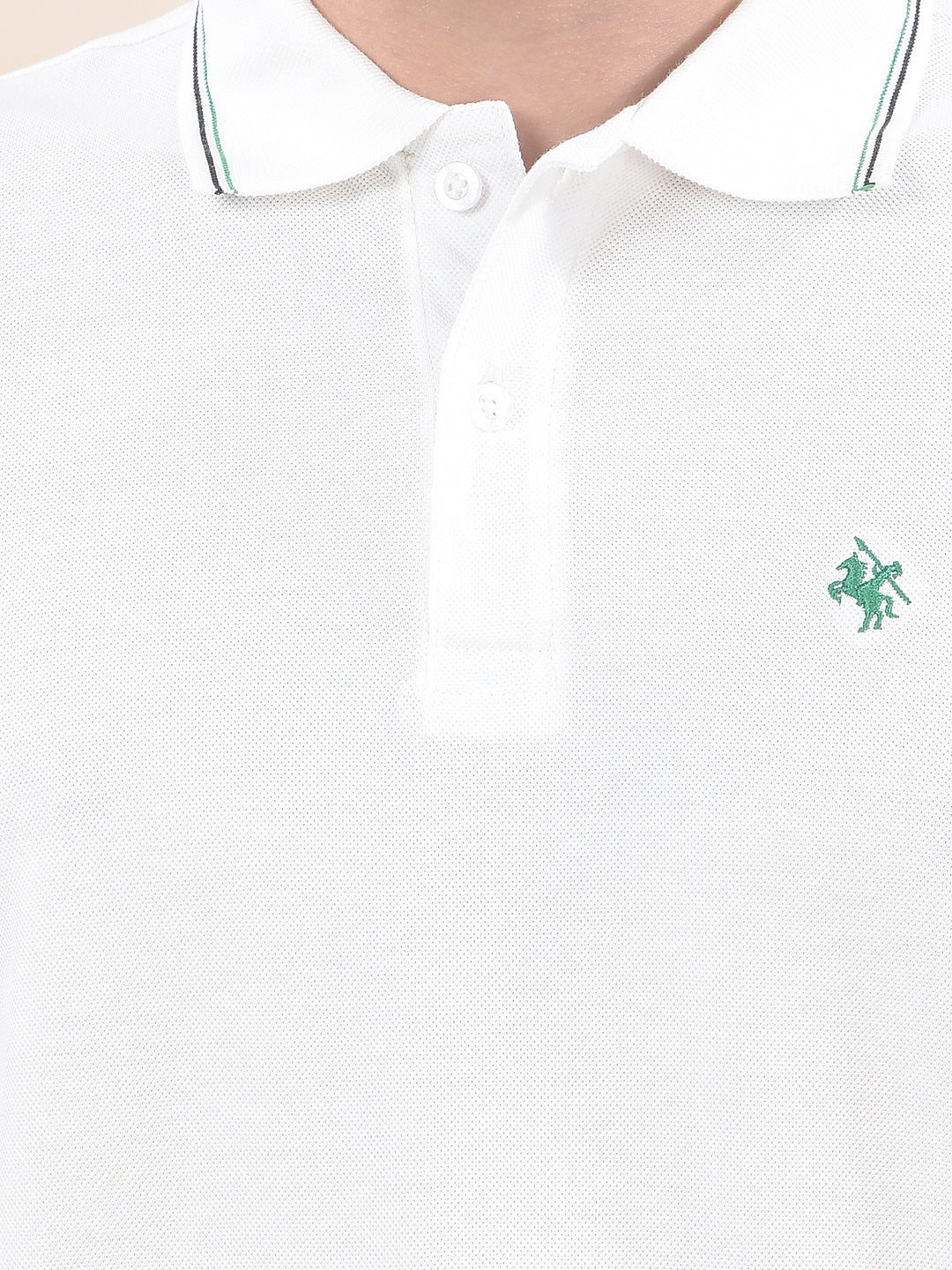 T-Shirt for Men | Breathable & Soft with Color Fastness Regular Fit Polo Neck Poly Cotton Fabric Solid Pattern - Image 6