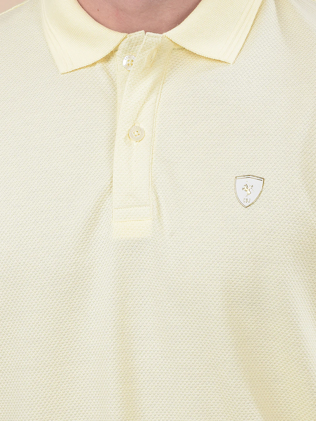 T-Shirt for Men | Breathable & Soft with Color Fastness Regular Fit Polo Neck Poly Cotton Fabric Solid Pattern - Image 6