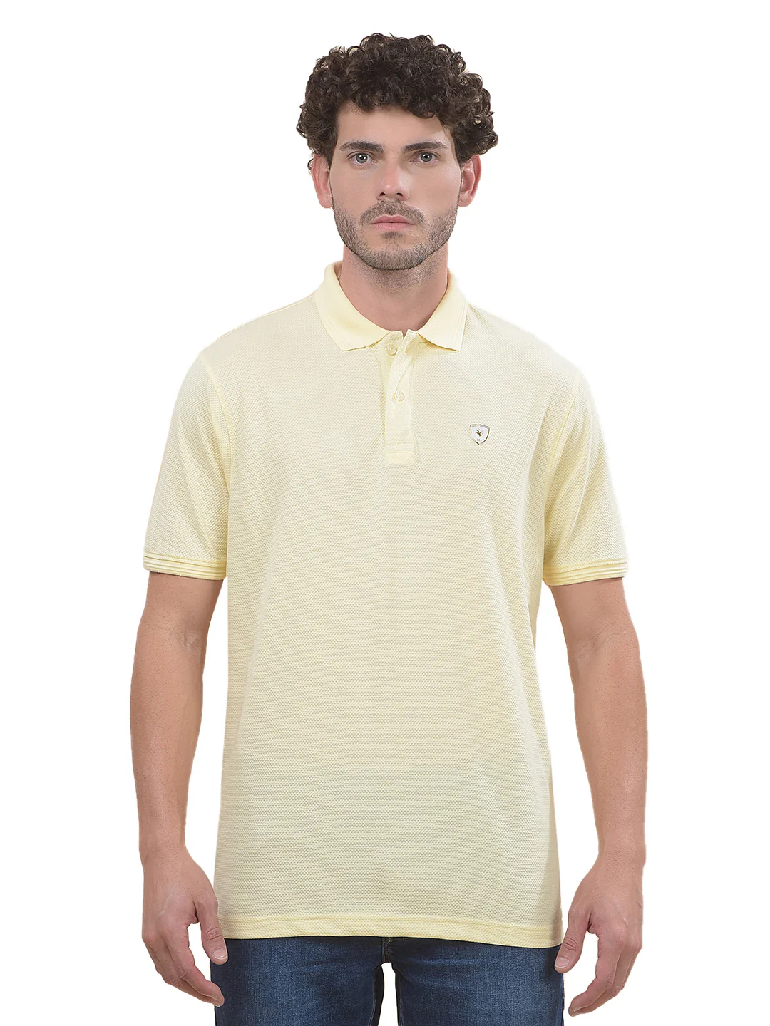 T-Shirt for Men | Breathable & Soft with Color Fastness Regular Fit Polo Neck Poly Cotton Fabric Solid Pattern - Image 9