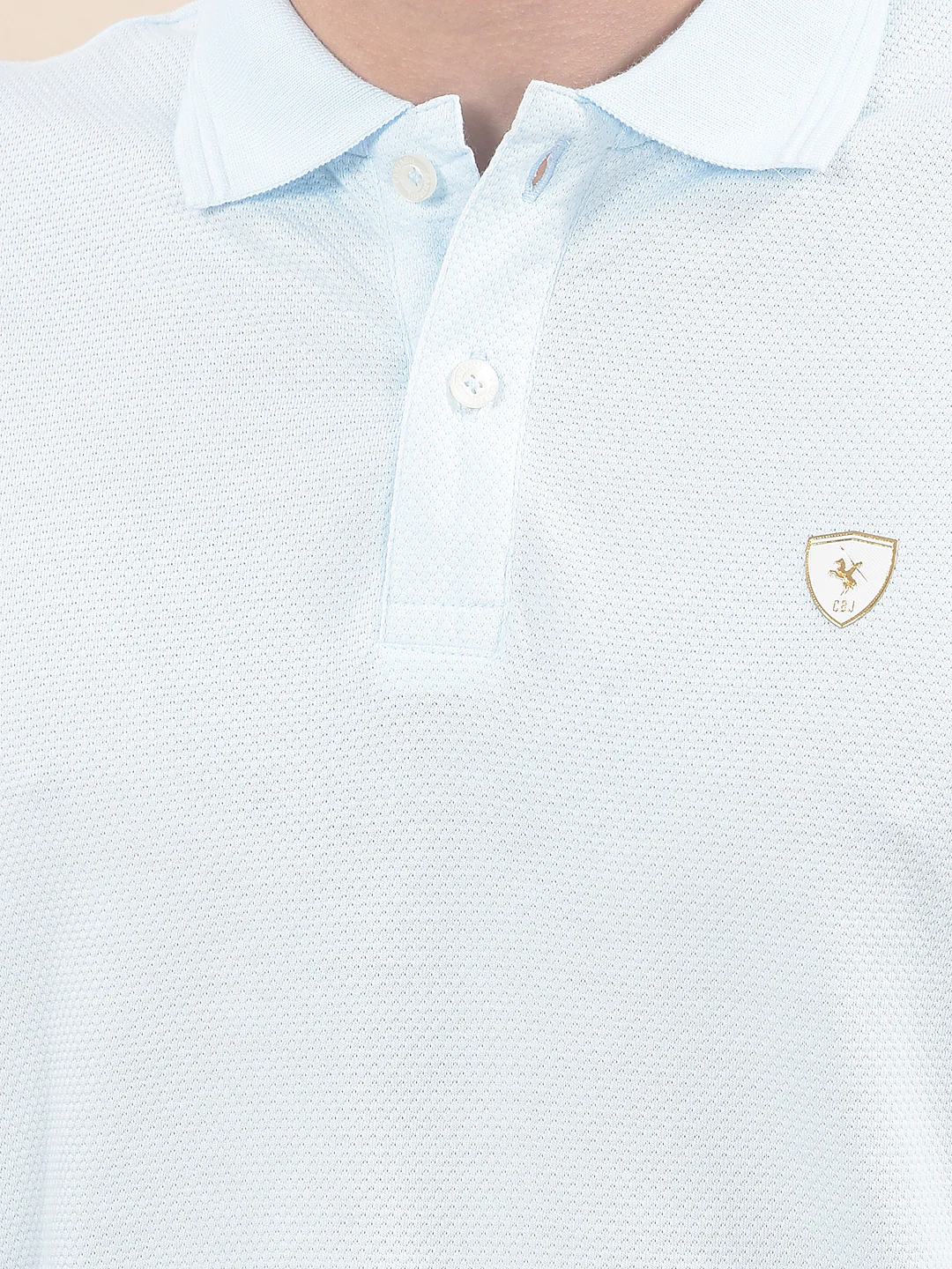 T-Shirt for Men | Breathable & Soft with Color Fastness Regular Fit Polo Neck Poly Cotton Fabric Solid Pattern - Image 6
