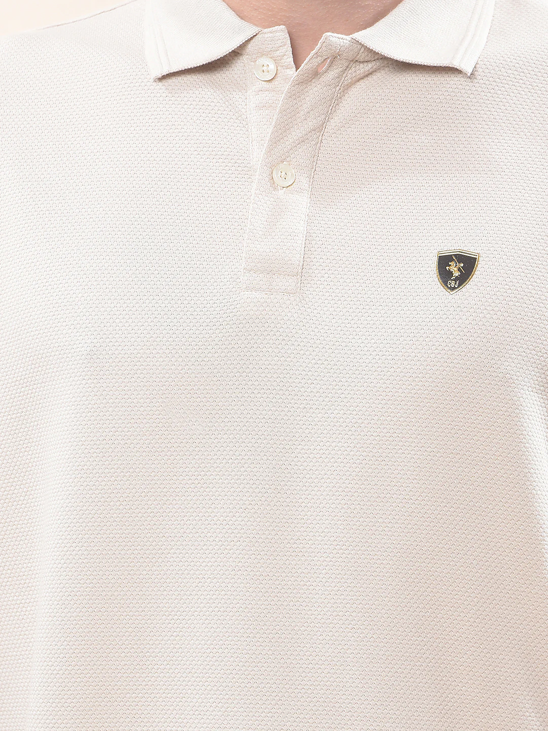 T-Shirt for Men | Breathable & Soft with Color Fastness Regular Fit Polo Neck Poly Cotton Fabric Solid Pattern - Image 7